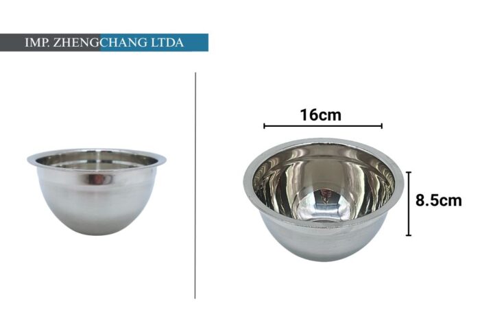 Bowl acero inox 16cm (x10)