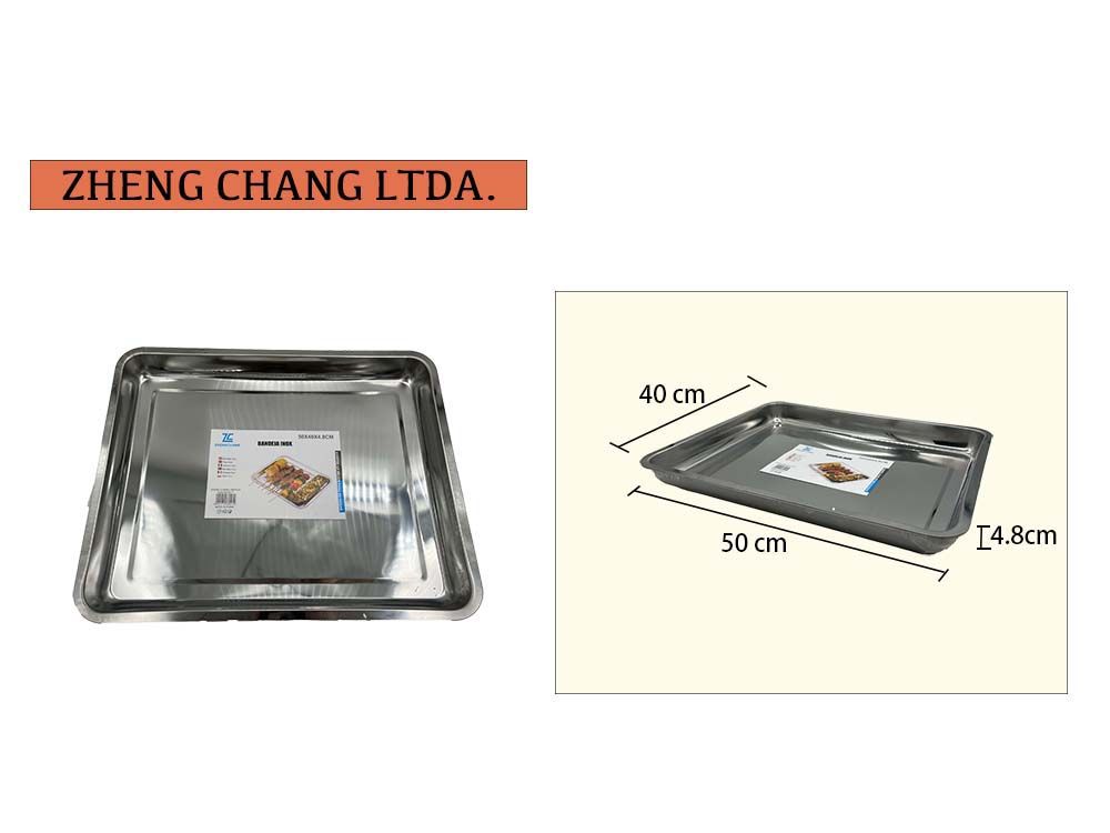 Bandeja inox 50-40-4.8cm (x10)